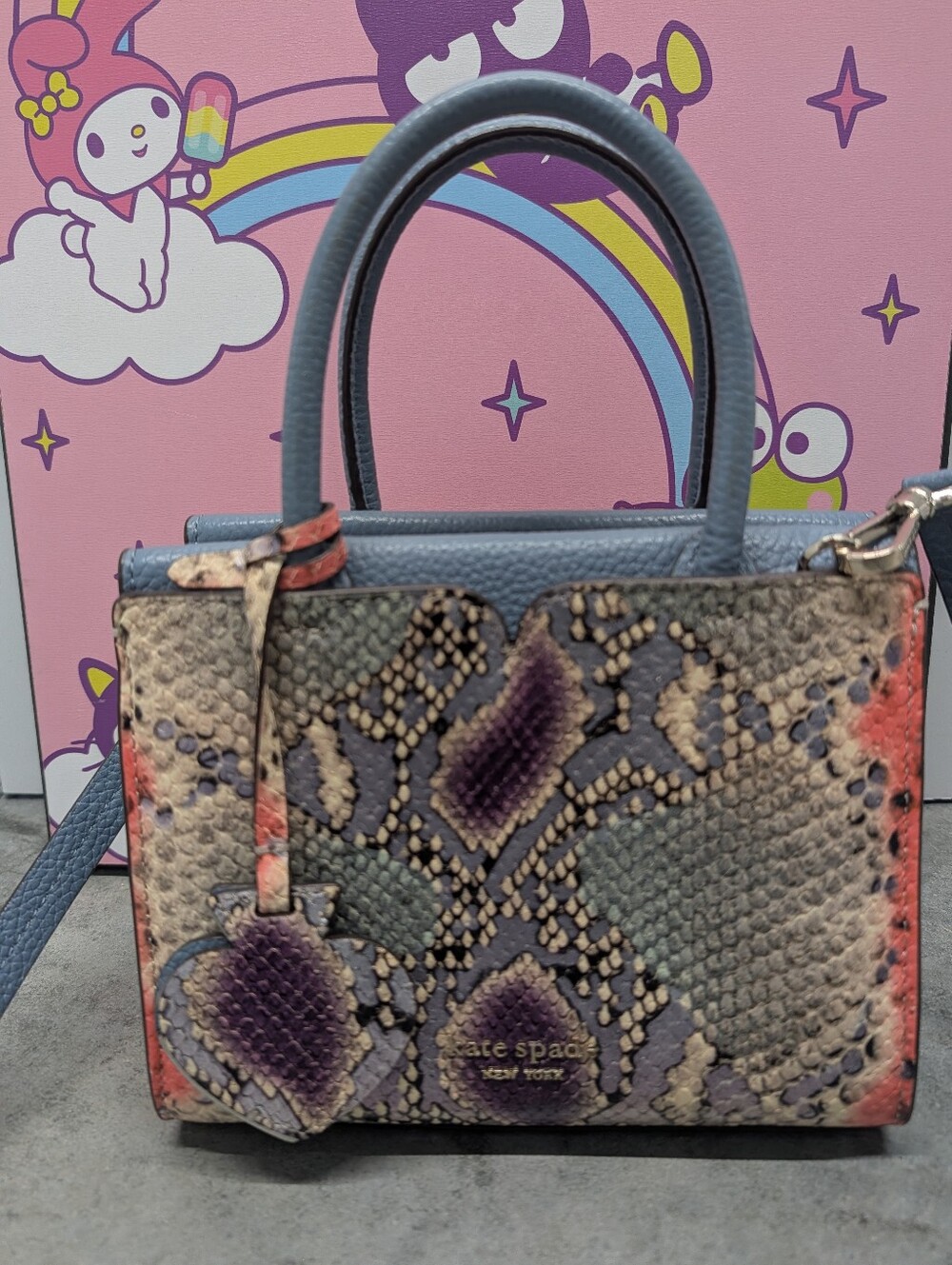 Kate Spade Snake-Print Satchel